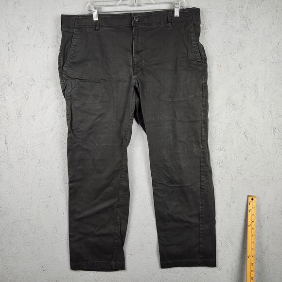Lee Other - Lee Extreme Comfort Pants Mens 38x30 Black Stretch Chino Casual Straight Leg